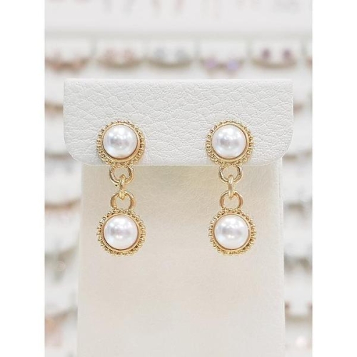 볼라레 세이브존01 클래식 마베 진주 드롭 귀걸이 LE880 S23503345_이미지