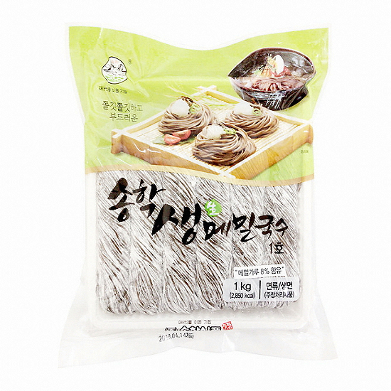 송학식품 송학 생메밀국수 1호 1kg (1개)