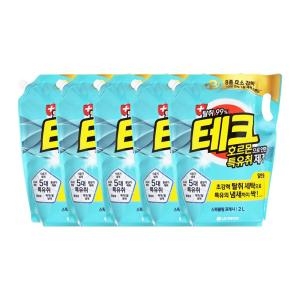 테크 호르몬 특유취 제거 액체세제 일반용 리필 2L (5개)_이미지