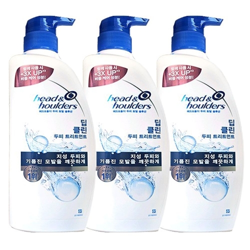 헤드앤숄더 딥 클린 트리트먼트 850ml (3개)_이미지