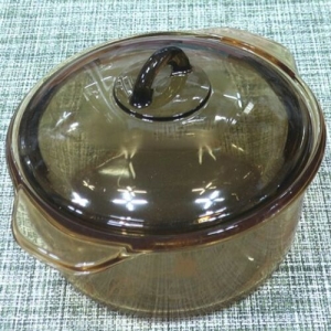 루미낙 내열 유리 냄비 라면냄비 양수 직화 겸용 21cm_이미지