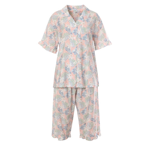 비비안 잠옷 휴가지가 연상되는 보태닉 패턴 여성잠옷 WP6035B_이미지