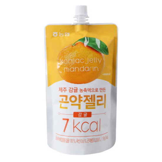 농협 저칼로리 곤약젤리 제주 감귤맛 150g이미지입니다. 누르면 해당 게시물로 새창이동합니다.