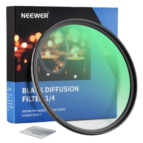 NEEWER Black Diffusion 1/8 시네마틱 렌즈필터 (37mm)_이미지