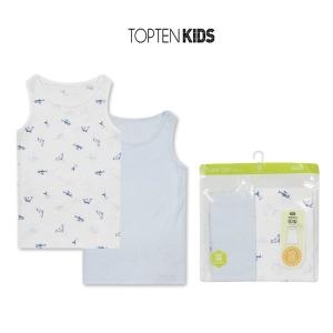 탑텐키즈 유아면메쉬 탱크탑 2매입 (MKC5UL3301)_이미지