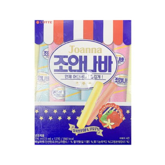 롯데웰푸드 조안나바 12개입 396ml (3개)