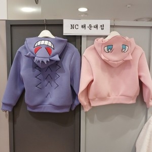 이랜드리테일 오후 크리스마스선물 1순위팬텀푸린포켓몬 후드 집업 점퍼 OHJM2412C