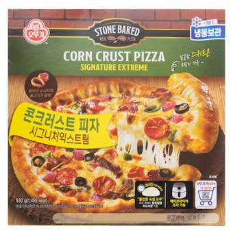 오뚜기 시그니처 익스트림 콘크러스트 <b>피자</b> 530g