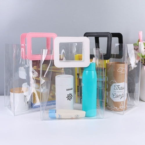 보드미 MDO9967 투명 PVC 토트백 PVC가방 투명가방 PVC쇼핑백 PVC백_이미지