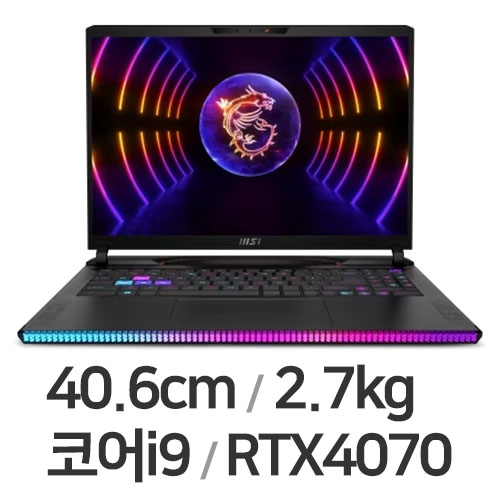 MSI GE�ø��� ���̴� GE68 HX 13VG-i9 4K WIN11 64GB��