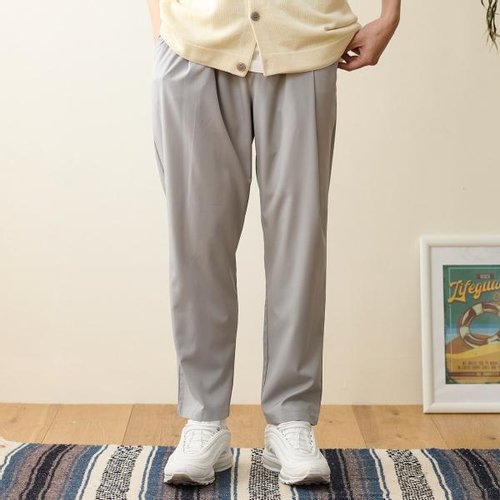 에스티오 젠틀맨즈컨셉 원턱 에어 밴딩팬츠 와이드핏 0PAUB66GS0