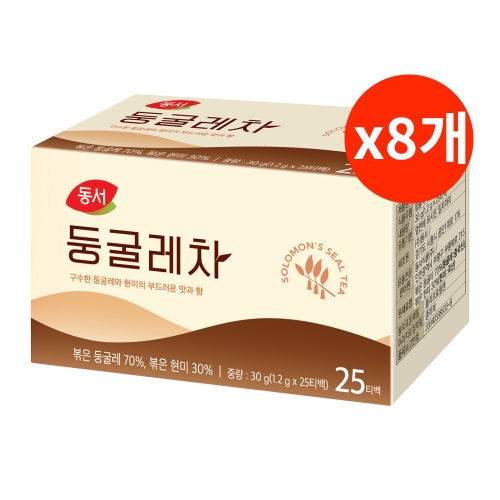 동서식품 둥굴레차 25개입 (8개)_이미지