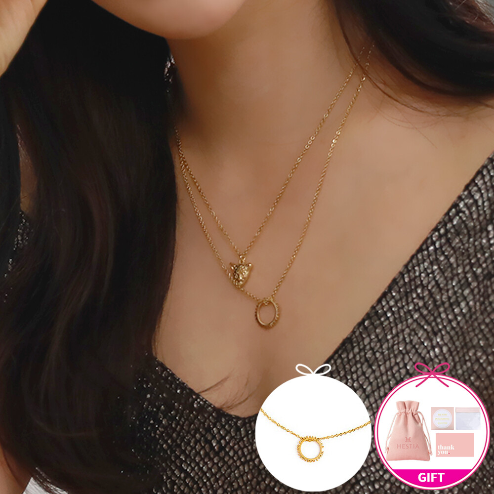 헤스티아 Kaylani Surgical Steel Necklace 서지컬 목걸이/HTSC-21161_이미지