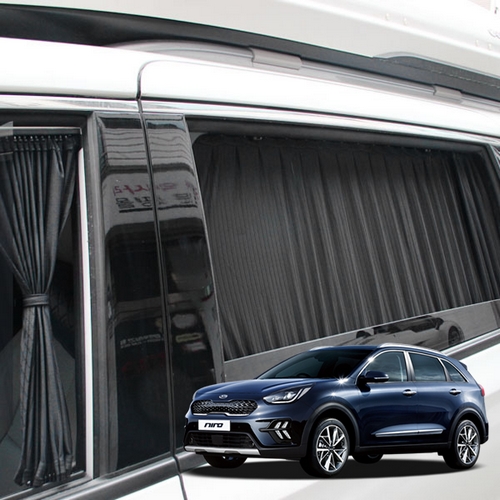 티커벨 톨른 차량 1:1 맞춤형 카커텐 기아 니로 1열 전용_이미지