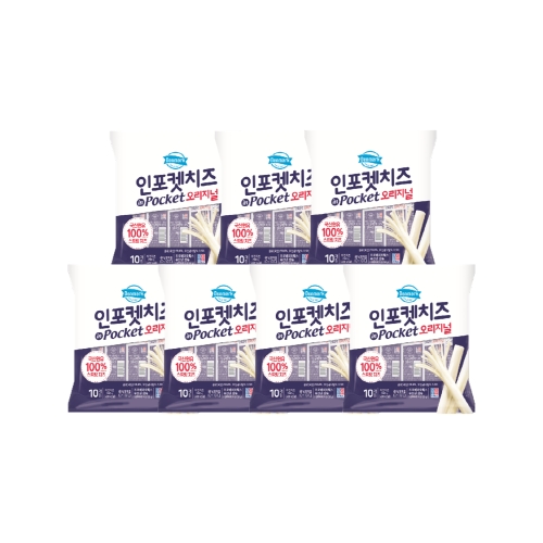 동원F&B 덴마크 인포켓 치즈 오리지널 20g (70개)_이미지