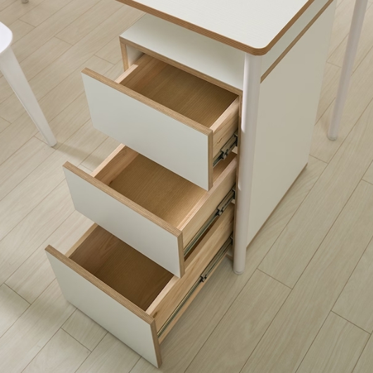 제퍼슨가구 아르티 3단 책상하단 보조 책상 서랍장 300_이미지