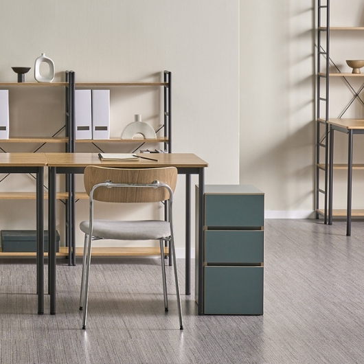 제퍼슨가구 아르티 3단 책상하단 보조 책상 서랍장 300_이미지