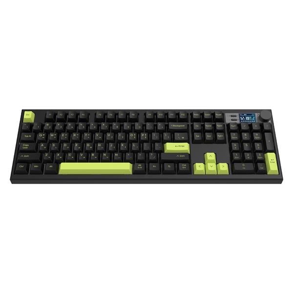 앱코 AS104 오피스네비게이터 유무선 기계식 네온블랙 (딥 사운드축)_이미지