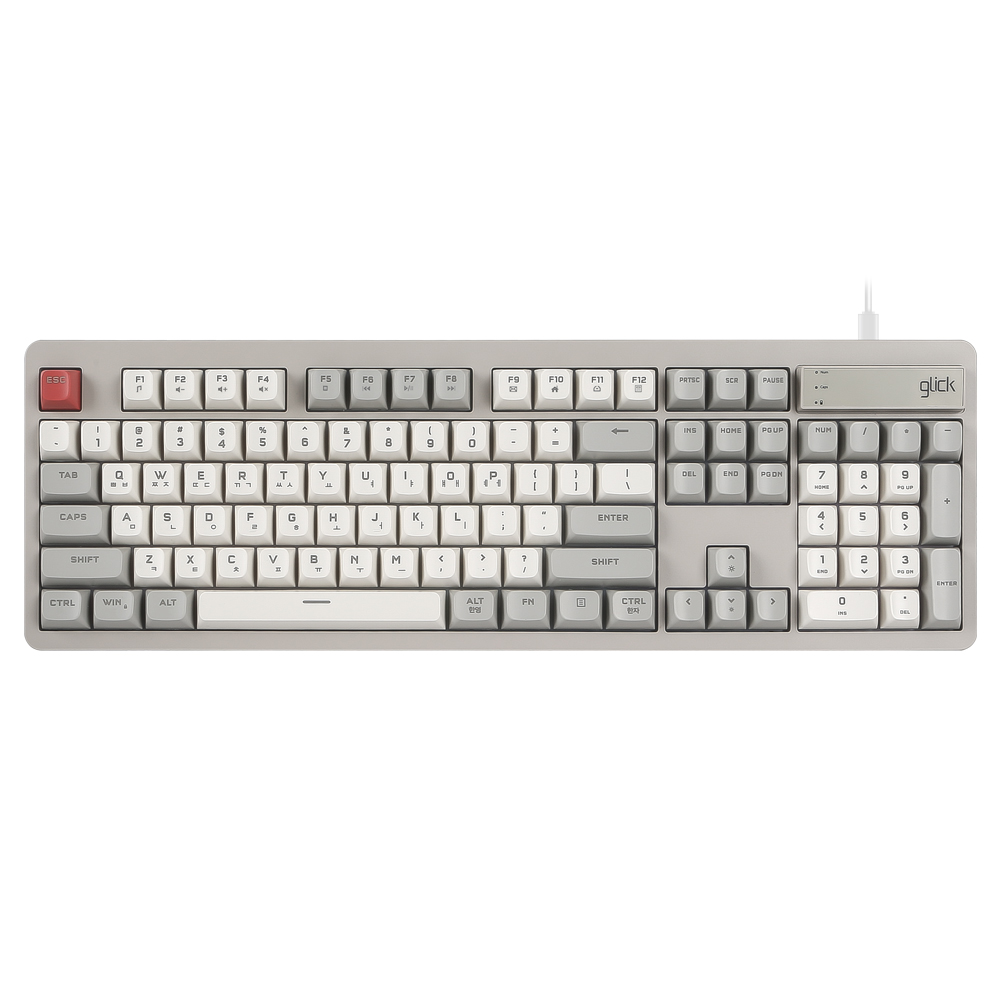 지클릭커 OFFICEPRO OPK50 사일런스 M RGB 무소음 방수 104 (Retro)_이미지