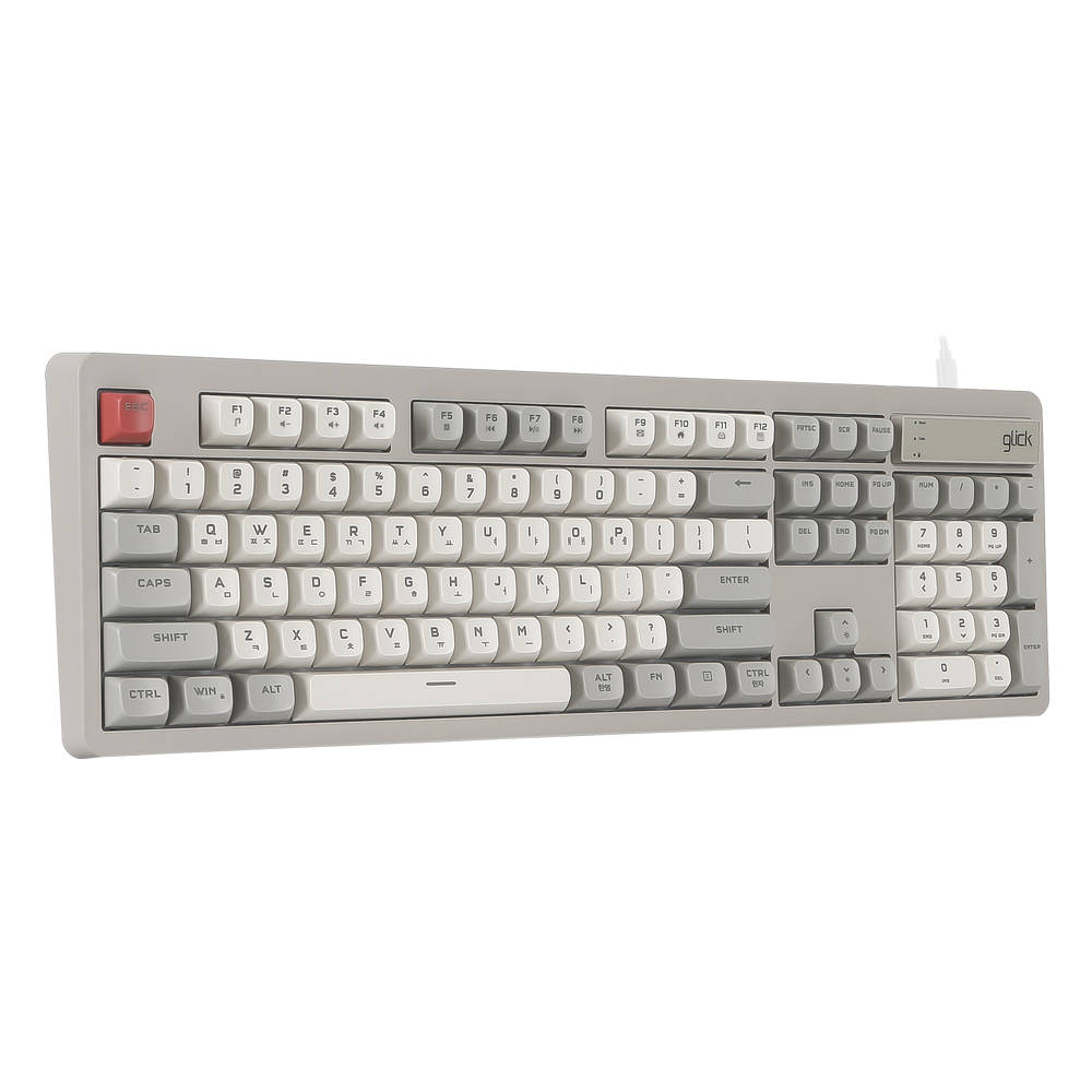 지클릭커 OFFICEPRO OPK50 사일런스 M RGB 무소음 방수 104 (Retro)_이미지