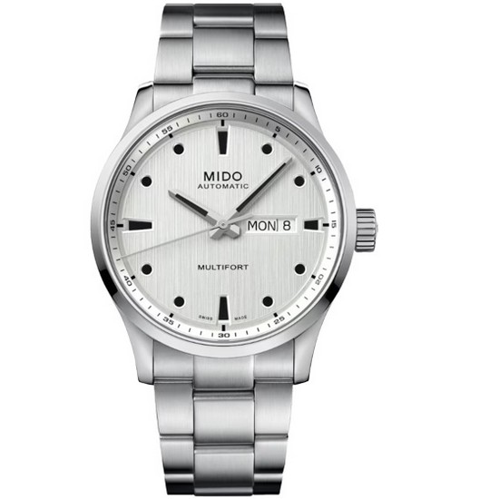 미도 Multifort M AUTO 42MM SS Silver Dial Mens Watch M038.430.11.031.00 6..