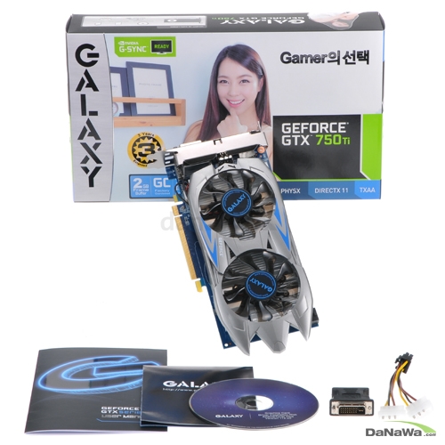 갤럭시 지포스 GTX750 Ti Gamer GC D5 2GB_이미지
