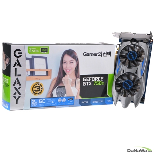 갤럭시 지포스 GTX750 Ti Gamer GC D5 2GB_이미지