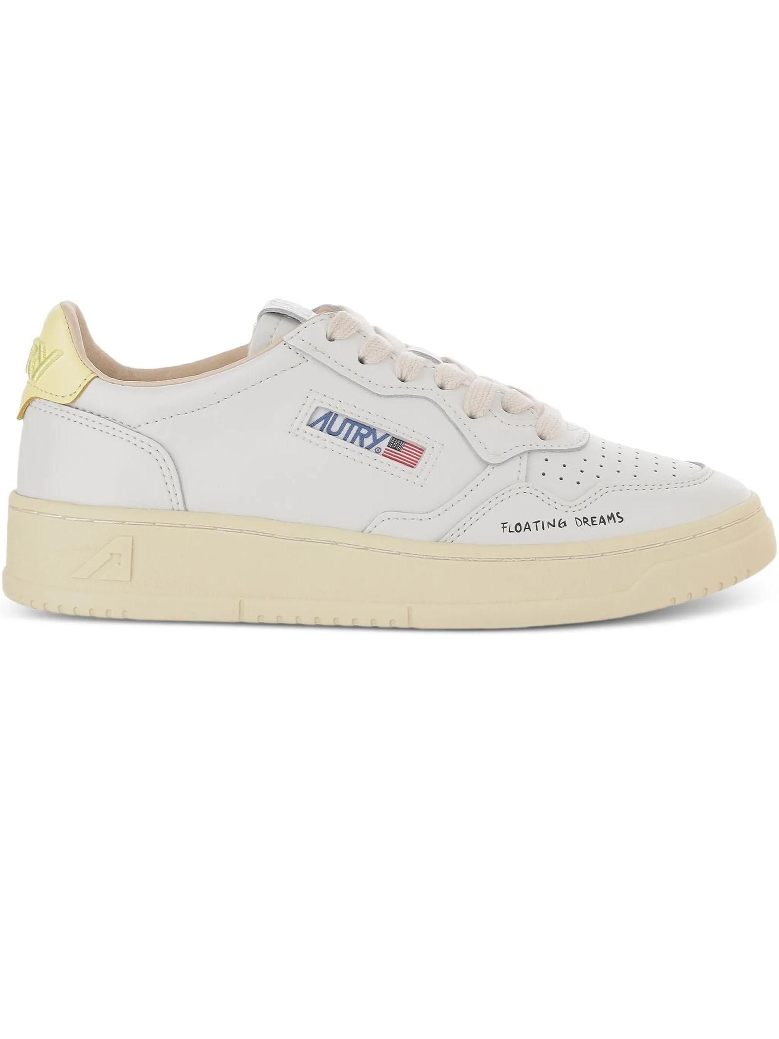 MEDALIST 뮬 스니커즈 인 NAPA 레더 컬러 화이트 AULWDL02. B0301908840