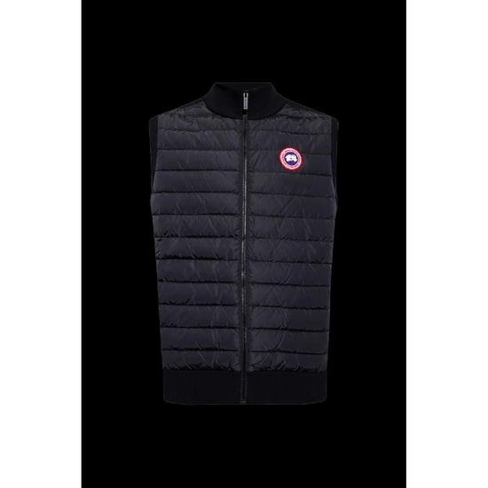 Quilted 베스트 6829M0BLACK T
