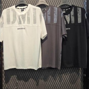 에스제이피플 엠할리데이 HC03 가로 절개 빅레터 티셔츠 남여공용 오버핏 일상복 운동복 시원 S18881114