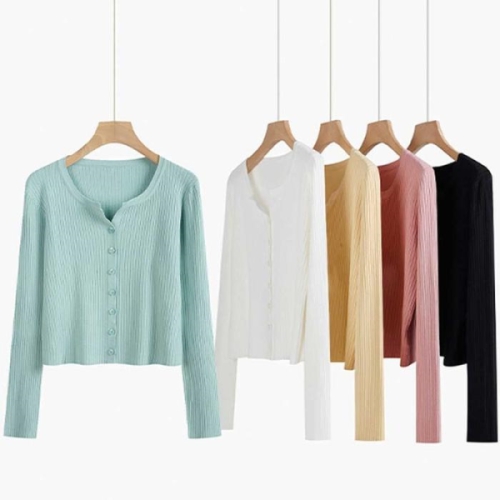 오노마 ONM 여자 데일리 룩 베이직 라운드 가디건 20259418