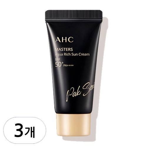 AHC 마스터즈 아쿠아 리치 선크림 10ml (3개)_이미지