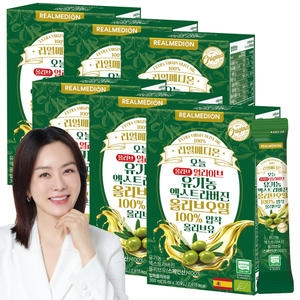 리얼메디온 오늘 올리브 얼라이브 유기농 엑스트라버진 압착 올리브유 300ml(10mlx30포) (6개)