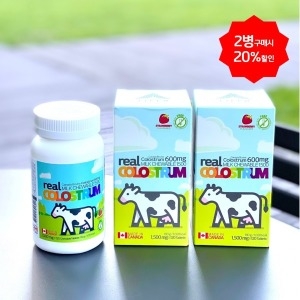 라이프엔 리얼초유 츄어블 1500mg x 120정 (2개)