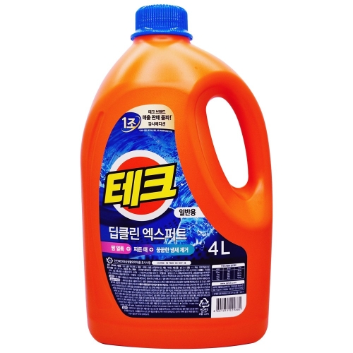 LG생활건강 테크 실내건조 일반용 4L (3개)
