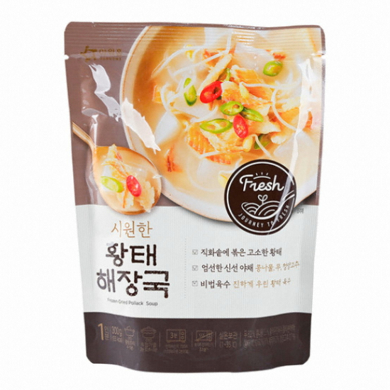 시원한 황태 해장국 300g