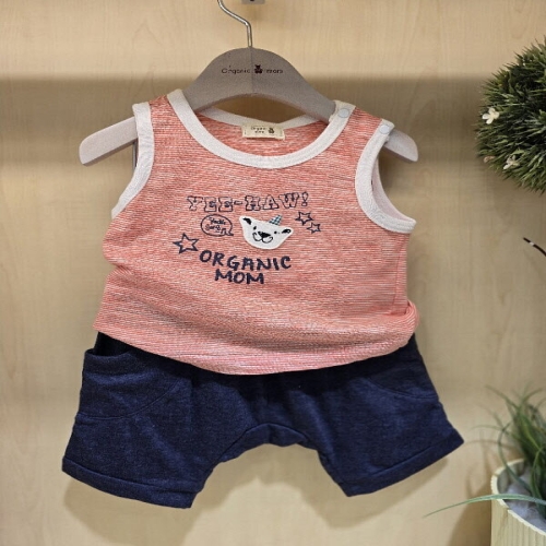 중동텍스타일 오가닉맘 내츄럴민소상하MAM6ES26OG080