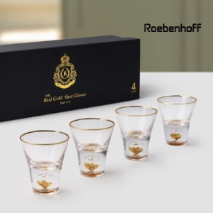 레벤호프 24K금박소주잔 50ml 4P / 유리소주잔 / 술잔_이미지