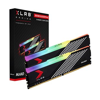 <b>PNY</b> XLR8 DDR5-6000 CL38 MAKO RGB 패키지 제이씨현