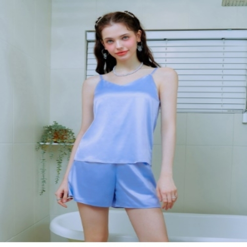 폴리 DTY샤무즈 솔리드 여성하의 스판소재 편안함/SHSD405US