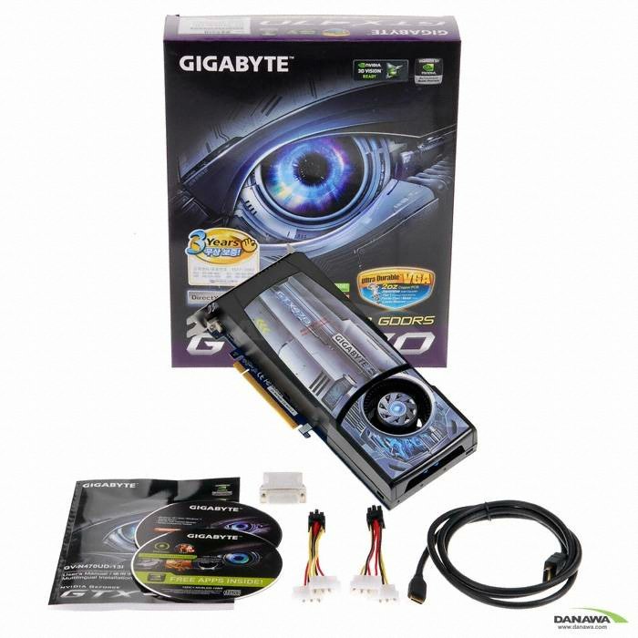 GIGABYTE 지포스 GTX470 UDV D5 1.2GB_이미지