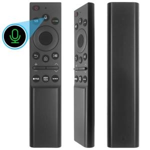  스마트 BN59-01363L 음성 리모컨 삼성 호환 QLED 시리즈 TV용 UN50AU8000FXZA 리모토 WWW 넷플릭스 단추 포