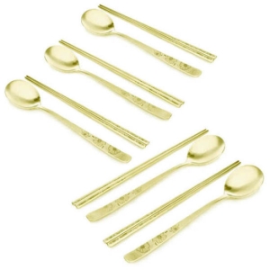 한일스텐레스 티타늄 고급 한식수저세트 (5인)_이미지