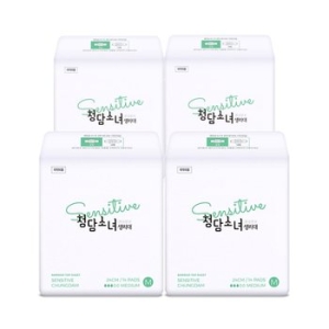 청담소녀 센서티브 대형 12개 (4팩(48개))_이미지
