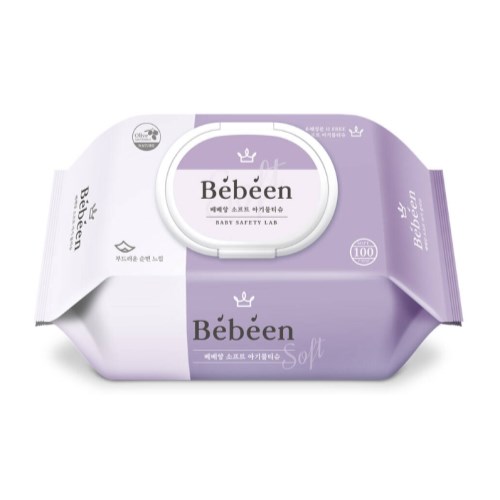 베베앙 소프트 물티슈 캡형 100매