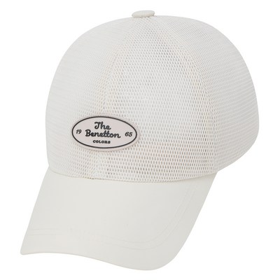 베네통키즈 아동용 컬러 메쉬 볼캡 QCCPP1531 아이보리 머리둘레 54cm_이미지
