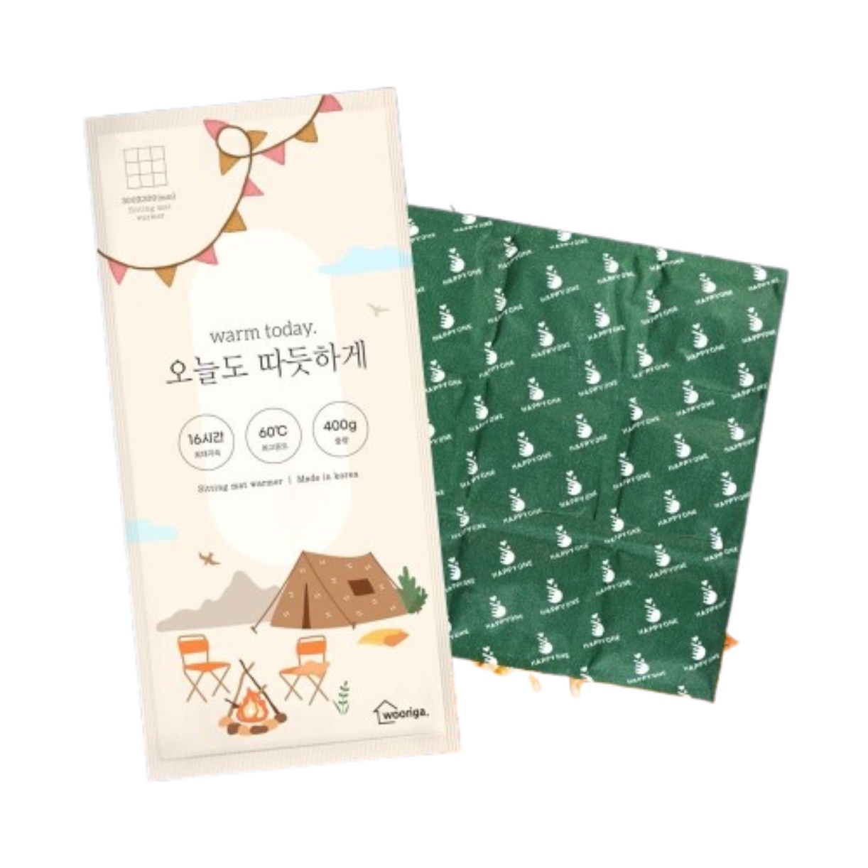 우리가스토리 웜투데이 방석 핫팩 400g (10개)