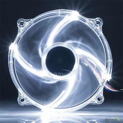 COOLERTEC IW 9225 WHITE ROUND-4P (PWM)_이미지