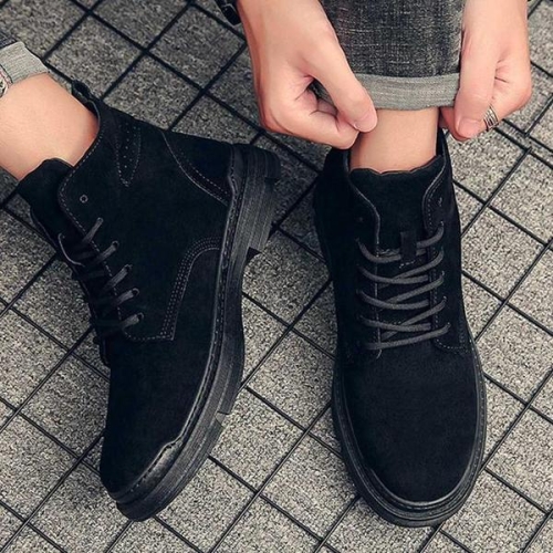 Rly 남자 대학생 캐주얼 워커 데일리 하이탑 신발 코디 S14220605