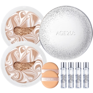 스파클케이스 + 리필 12.5g x 2p + 앰플 10ml x 4p 화이트베이지 21호 1세트